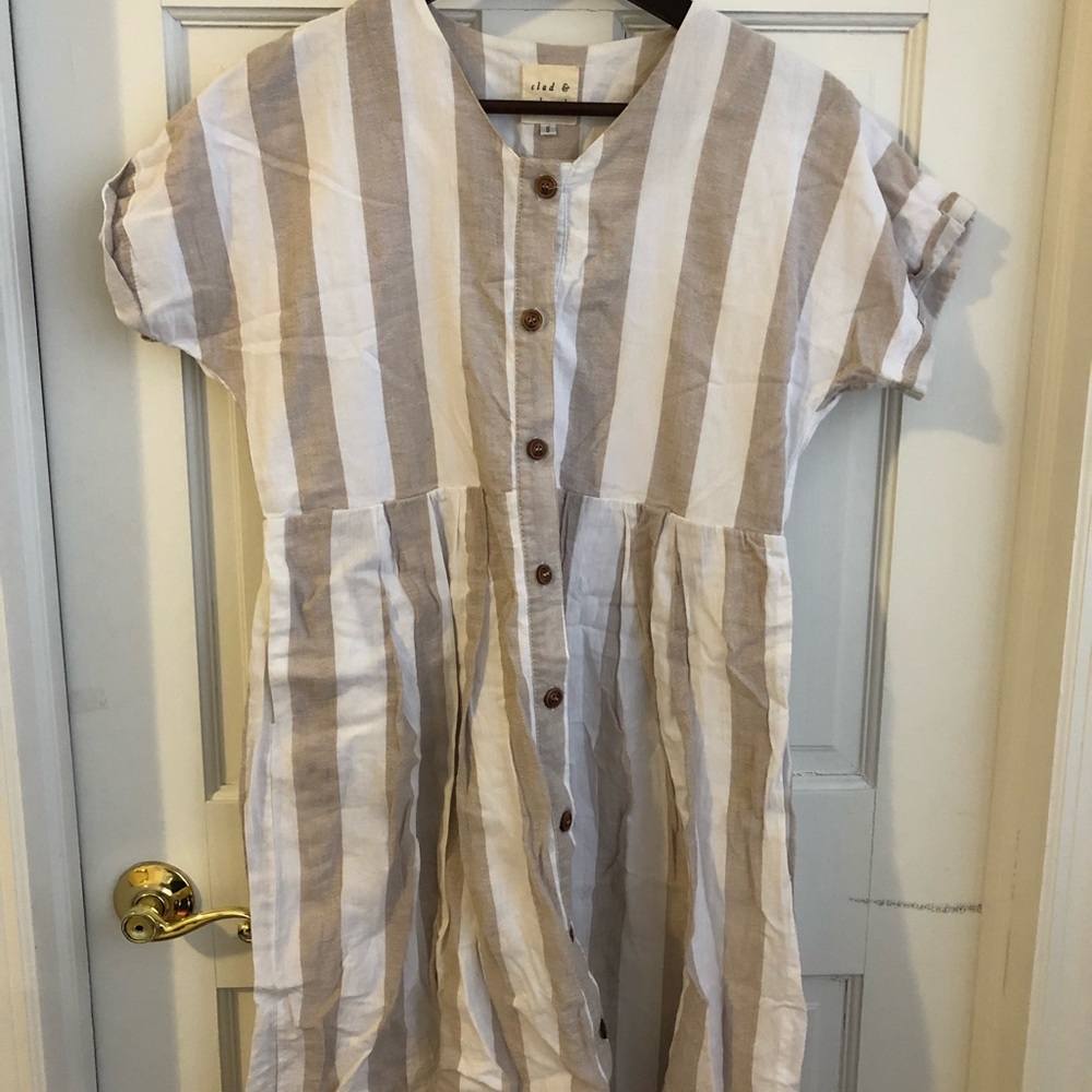 Clad and Cloth striped dress